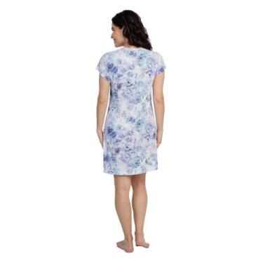 Imagem de Camisola Poliamida Alma de Flores - 266013 - Lilly  By Podiun Sleepwea