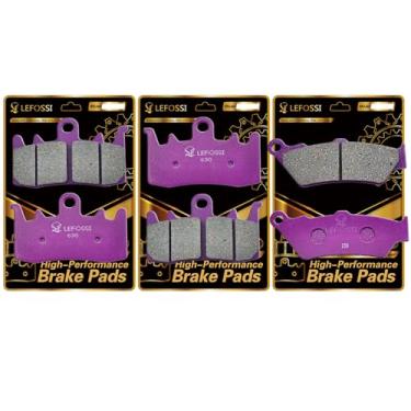 Imagem de Conjunto de kits de pastilhas de freio de fibra de carbono para motocicleta Lefossi para BMW R 1200 GS Adventure 13-15 R 1200 RT 2014 FA630F FA209R