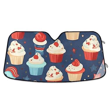 Imagem de Tema do Dia da Independência para-brisas de carro, protetor solar de carro, proteção UV de carro, protetor solar para carro, caminhão, SUV