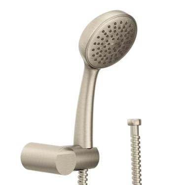 Imagem de Moen Chuveiro portátil 3865EPBN Eco-Performance com mangueira de 174 cm e suporte de parede, níquel escovado