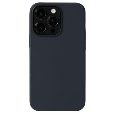 Imagem de Capa Capinha Case de Couro Sintético Magnética Slim Luxo Premium Bordas Elevadas Forro Macio Para iPhone (Azul, iPhone 14 Pro Max)