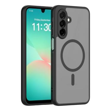 Imagem de Rosebono Compatível com Samsung Galaxy A17/ Galaxy A16 / Galaxy A26, Capa de proteção transparente (preta)