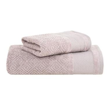 Imagem de Kit Jogo de Toalhas Buddemeyer 2 Peças Banho e Rosto Kyoto 100% Algodã