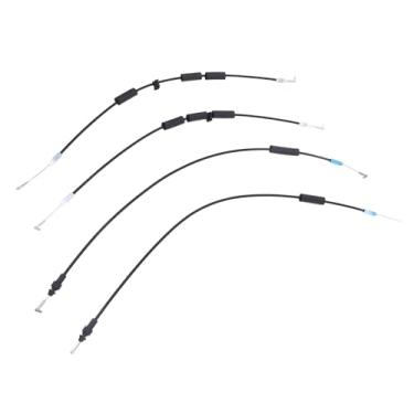 Imagem de Cryfokt Cabo de Trava para Porta Interna, Resistente, para 2003-2007, Operação Suave para Porta de Carro, Conjunto de 4 Peças para Substituição Diy