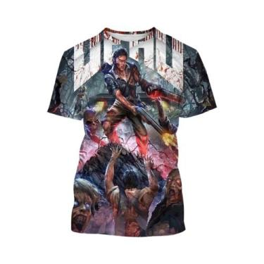 Imagem de Camiseta Com Estampa 3D Do Filme De Terror Dracula, Moda Verão, Gola R