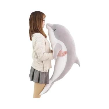 Imagem de Brinquedo De Pelúcia Kawaii Golfinho 30/50CM Almofada De Animal Macio 