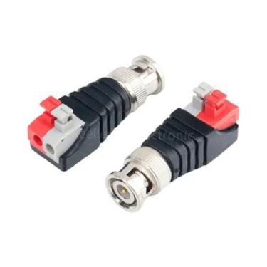Imagem de Adaptador BNC RCA Macho Fêmea 10 Peças Conector De Cabo Coaxial Conver