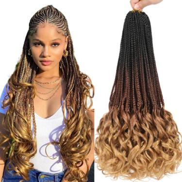 Imagem de Cabelo French Curl Trançado Fibra Premiun Importada 300g - D&D Commerc