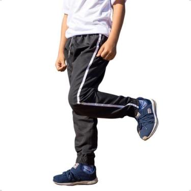 Imagem de Calça Jogger Infantil Tactel Uniforme Elástico na Barra 418 - BEN20A, 