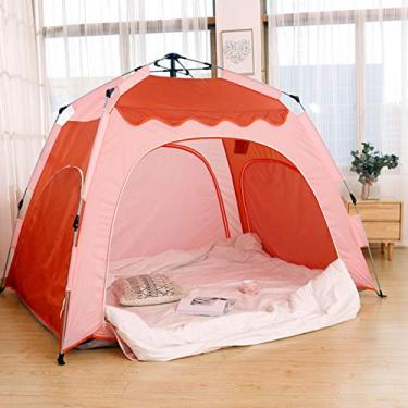 Imagem de AkosOL Barraca de acampamento instantânea automática pop-up leve impermeável à prova de vento perfeita para praia, ao ar livre, viagens, caminhadas, acampamento, caça, pesca, etc., 200 x 180 x 155 cm