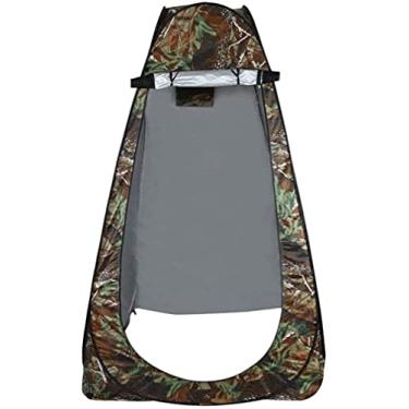Imagem de AkosOL Abrigos de privacidade ao ar livre, barraca de chuveiro ao ar livre, barraca de privacidade pop-up para vaso sanitário portátil para acampamento, trocador de roupas, banheiro de acampamento