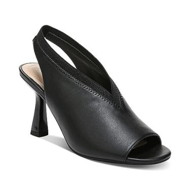 Imagem de Alfani Sandálias femininas de couro sintético Ceal elegantes pretas 39 M (B, M), Preto liso, 39