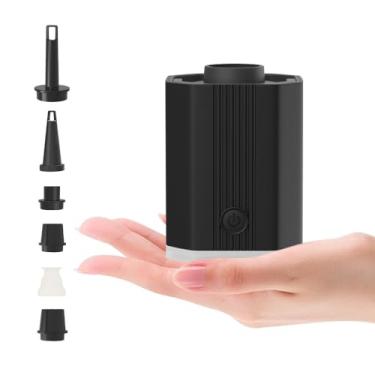 Imagem de Bomba de Ar Elétrica Portátil Sem Fio Recarregável com 6 Bicos para Anel Natação Sofá Inflável Colchão Flutuadores Piscina Colchões Dormir Móveis Infláveis Brinquedos