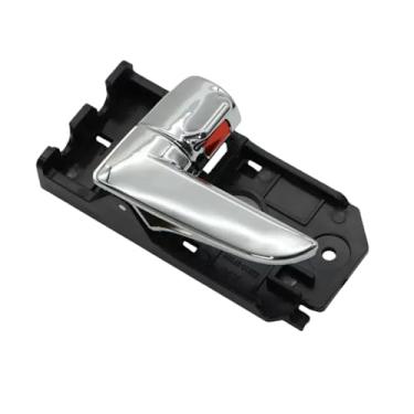 Imagem de Compatível com Kia Cerato 2006 2007 2008 2009 2010 2011 Maçaneta interna da porta dianteira/traseira Substituição da maçaneta da porta interna para carro Maçaneta interna(Chrome-Left)