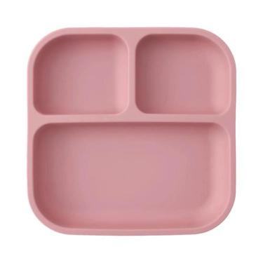 Imagem de Prato Dividido De Silicone Livre De BPA Para Crianças, Com Sucção, À P