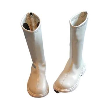 Imagem de Botas Altas De Couro Para Meninas, Estilo Japonês, Moda Princesa, Anti