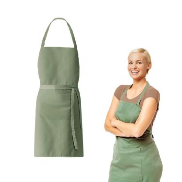 Imagem de Avental Verde Matte Cha Chef Bar Restaurante Spa Salao 10un