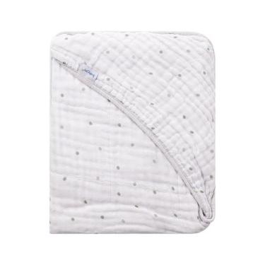 Imagem de Toalha Soft para Bebê com Capuz de Canto Baby Joy Clássicos, Verde