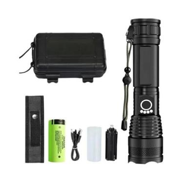 Imagem de Lanterna LED Recarregável De Alta Luminosidade Super Brilhante Com 5 M