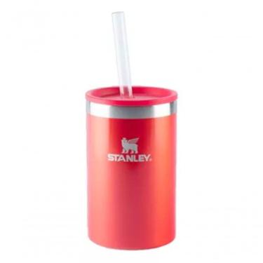 Imagem de Can Cooler Porta Lata Com Canudo Stanley 296ml Apple Shimmer