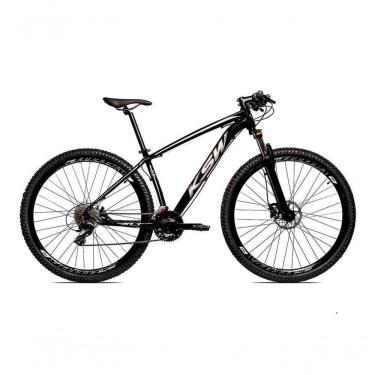 Imagem de Bicicleta Aro 29 Ksw 24v Acera, Freio Hidraulico, Trava E K7 - Preto/prata - 17\" Preto/prata