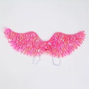 Imagem de Fantasia Infantil Asa de Anjo Iluminada com LED Ideal para Festas