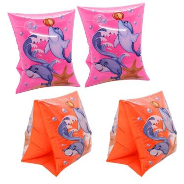 Imagem de Boia De Braço Infantil Praia Piscina Confortavel Resostente Estampada Menino E Menina