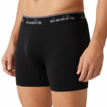 Imagem de Kit 5 cuecas boxer diadora sem costura - masculino, Preto, G