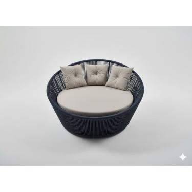 Imagem de Chaise Londres em Corda Náutica e Alumínio – O Máximo em Conforto e Sofisticação