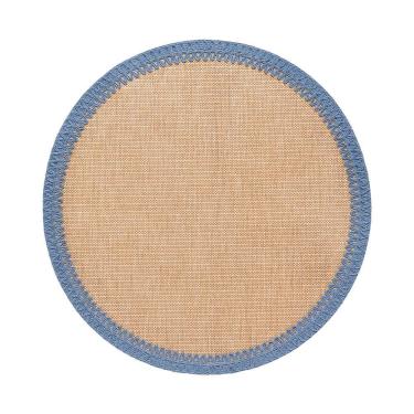 Imagem de Jogo Americano Copa E Cia Avulso Brazil Nature Circular Azul