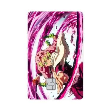 Imagem de Adesivos De PVC Para Cartão De Crédito Anime DIY Nezuko Tanjirou Tomio