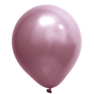 Imagem de Balão Cromado Rosa - 9 Polegadas - 25 Unidades - Art-Latex