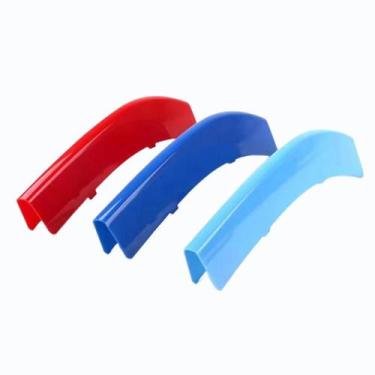 Imagem de Faixa Decorativa Para Grelha De Carro Em Três Cores Para BMW Série 3 E