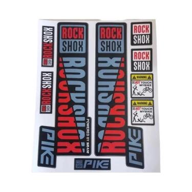 Imagem de Conjunto De Adesivos Para Garfo De Bicicleta De Montanha À Prova d'Águ