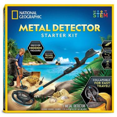 Imagem de Detector de Metais Iniciantes – Kit STEM para Crianças, Busca de Tesouros no Quintal e Praia, Presente Criativo, National Geographic