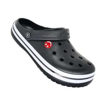 Imagem de Babuche Tradicional Listrado Unissex Brands Preto / Preto 34-Unissex