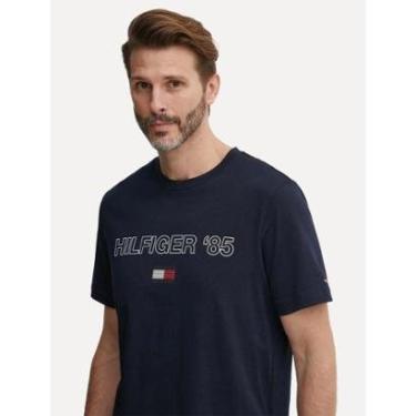Imagem de Camiseta Tommy Hilfiger Masculina Essential '85 Azul Marinho-Masculino