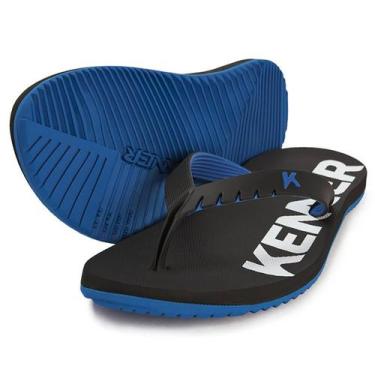 Imagem de Chinelo Kenner Red Masculino - Preto e Azul, 44