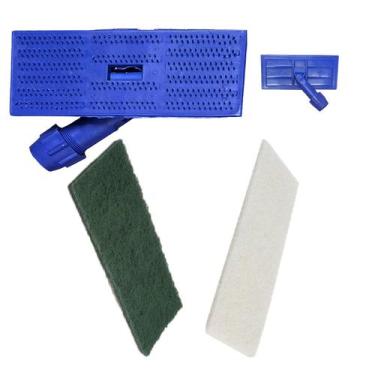 Imagem de Kit SUPORTE LT Limpa Tudo Mop Articulado Giro 360 Limpeza de Cantos + 