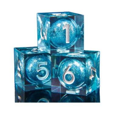 Imagem de Conjunto De Dados Poliedrais D6 De Resina Para Jogos De Tabuleiro Dung