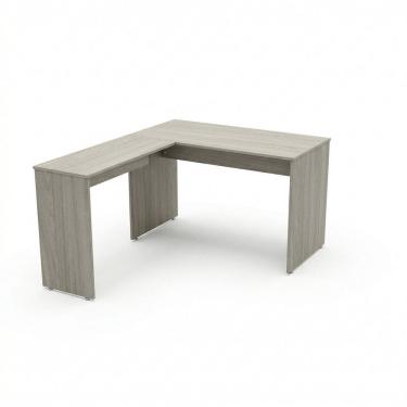 Imagem de Mesa em L para Escritório 120x60cm Studio Legno Crema Legno Crema