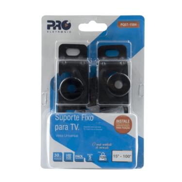 Imagem de Suporte universal fixo para Tvs - 15 pol a 84 pol