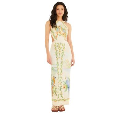 Imagem de Vestido Farm Rio Midi Estampado Respiro De Rio-Feminino
