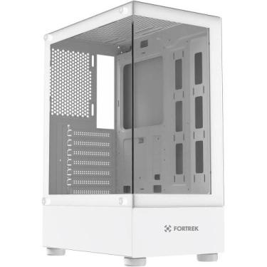 Imagem de Gabinete Gamer Fortrek CRYSTAL MID Tower Branco