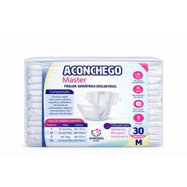 Imagem de Fralda Geriátrica Master Aconchego M - 30 Unidades