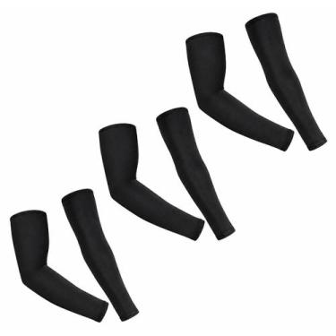 Imagem de Kit 3 Manguitos De Compressão Proteção Solar Uv Para Braços - Slim Fit