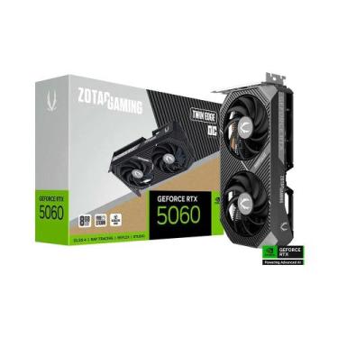 Imagem de Placa de Vídeo Zotac GeForce RTX 5060 8GB 128Bits Twin Edge GDDR7 ZT-B