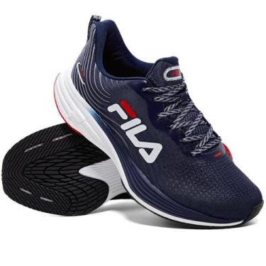 Imagem de Tênis Fila Racer Curve 2 Masculino - Marinho e Branco, 38