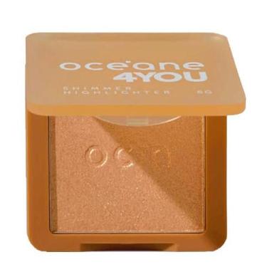 Imagem de Océane 4you Shimmer Highlighter Gold - Iluminador Facial Dourado 6g - 