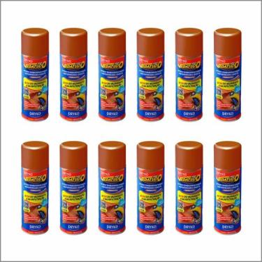 Imagem de 12 Spray Borracha Líquida Multiuso Impermeabilizante Vedação Terracota